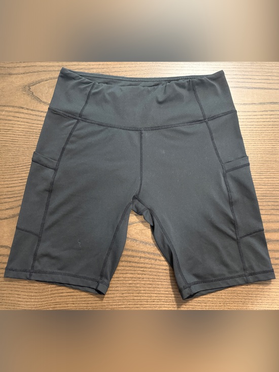Baleaf Pants - Baleaf Black High-Waist Bike Shorts with Side Pockets